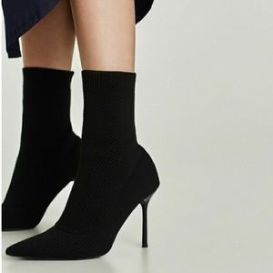 Brand New Zara Sock Boots